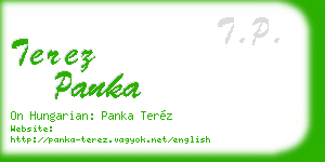 terez panka business card